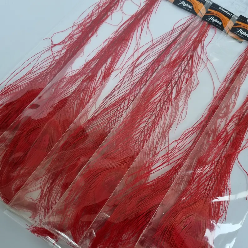 Flybox Bleached Peacock Eyes in Red 2 eyes per pack-1